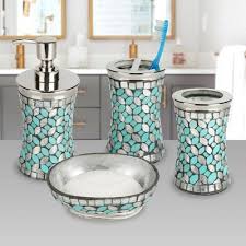 Add comfort and style to your favorite chair with chair cushions & pads. Teal Bathroom Accessories Sets Target