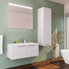 Want to shop bathroom vanities nearby? Aspe 24 Glossy White Modern Bathroom Vanity Set With Mirror