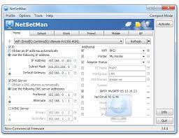 Netsetman 3 7 2 Netsetman Is A Network Settings Manager Which Can Easily Switch Between 6 Different Visually Structur Networking Internet Network Best Router
