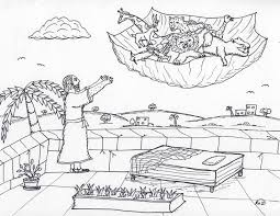 Julie, 3s coordinator, share this sunday's lesson from acts 10. Robin S Great Coloring Pages Apostle Peter And The Unclean Beasts