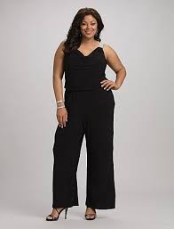Plus Size Crystal Strap Jumpsuit Dressbarn Plus Size Straps Jumpsuit Fashion