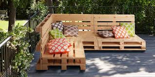 Outdoor pallet bar furniture set. How To Make Pallet Furniture Homebase