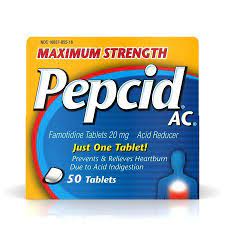 Pepcid Ac Maximum Strength For Heartburn Prevention Relief 50 Ct Walmart Com Heartburn Relief Heartburn Home Remedies For Heartburn