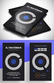 Dj business cards (standard horizontal) · starting from $9.00. Professional Business Card Templates 25 Print Ready Design Design Graphic Design Junction