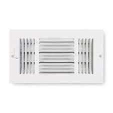 Measure your vents and purchase vent covers that are slightly larger than your vents. Sidewall Ceiling Registers At Lowes Com
