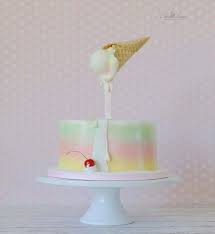 Icecream Gravity Defying Cake Gravity Cake Birthday Cake Kids