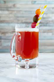 Faça já download desta fotografia homemade michelada with beer and tomato juice. Bloody Beer Aka Red Eye Red Rooster Red Beer Good Food Stories