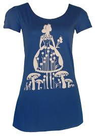 Womens Cotton Tulip Sleeve Tee Apple Picker
