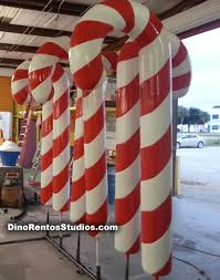 — more than 500 products. 7 Foot Hardcoated Foam Candy Cane Dino Rentos Studios Inc