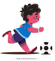 Are there any videos of kids playing football? Childhood Icon Boy Playing Football Sketch Cartoon Design Free Vector In Adobe Illustrator Ai Ai Format Encapsulated Postscript Eps Eps Format Format For Free Download 1 10mb