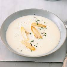 Sahnige Spargelcremesuppe Rezept Spargelcremesuppe Spargelsuppe Spargel