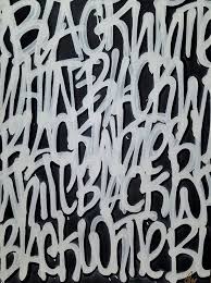 Black And White Graffiti Wallpaper Graffiti Art Style Large Original Modern Abstract Painting In Black And White Black And White Graffiti Modern Abstract Painting Black White Art