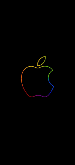 Apple Wallpaper Neon
