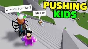 Roblox Ragdoll Engine But I Decided To Push Kids Down The Stairs Funny Moments Youtube A realistic ragdoll physics simulator where you can hang out with friends or break your bones trying!
