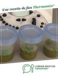 Puree De Haricots Verts Bebe A Partir De 4 Mois Recette Recette Puree Bebe Recette Bebe Thermomix Puree