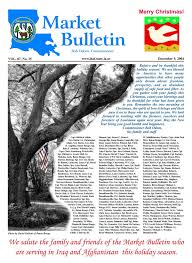 We salute the family and friends of the Market Bulletin who are ...