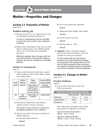 Vocabulary word physical property physical change chemical property chemical change change in which the identity of the substance does not change definition. Chapter 3 Assessment Mixture Chlorine