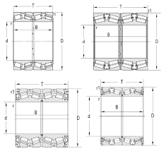 Km257248dw Km257210 Km257210d Bearing Four Row Inch Taper