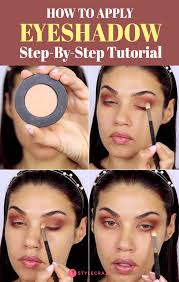 how to apply eyeshadows for beginners