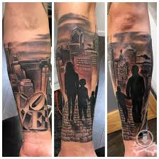 All buildings are complete and moveable. Lovely Family Silhouette And Philadelphia Skyline Tattoo By Meghan Patrick 12ozstudios Team12oz Tatt Best Sleeve Tattoos Skyline Tattoo Philadelphia Tattoo