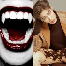 Supernatural Kpop Vampire Mingi Of Ateez Kpop Comeback Kpop Halloween Face Makeup