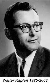 Walter Kaplan Obituary