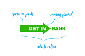 The Getin Bank S Arrow In The Logo Symbolizes Forward Moving And Call To Action Logodesign Graphicdesign Branding Getin Banks Logo Bank Branding Branding