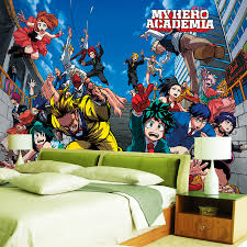 Tons of awesome mha villains wallpapers to download for free. My Hero Academia Wallpaper Japanese Anime 3d Wall Paper Kids Bedroom Wall Paper Mural Rolls Sofa Tv Background Upholstery Wallpapers Aliexpress