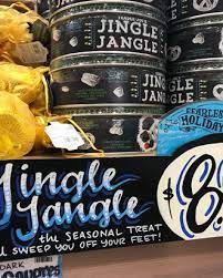 It's also a fun way to describe the sound customers might hear when they give the tin can a shake. Trader Joe S Our Jingle Jangle Is Not Drugs