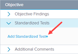 Add A Standardized Test Webpt Emr Help