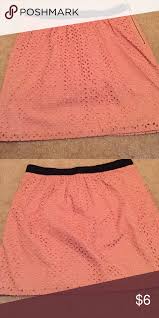 Loft Skirt Lined Pink And Black Skirt Super Chic With A