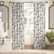 Floral seamless pattern with peonies. Alcott Hill Dunnell Floral Blackout Thermal Rod Pocket Single Curtain Panel Reviews Wayfair