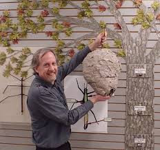 A hornets' nest can be scary and dangerous though these insects for the most part are beneficial and remove unwanted garden pests. This Artist Works With Hornet Nest Paper Bug Squad Anr Blogs