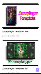 2020 Avee Player Templates Android App Download Latest