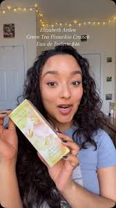 Reviewing the @elizabetharden Green Tea Pistachio Crunch #fragrance 🍵  #perfumetiktok #fyp #elizabetharden #pistachio #greentea #floralperfume  #summerperfume @influenster #complimentary