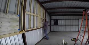 Radiant barrier insulation should be put into place during the construction. How Would You Attach An Interior Wooden Wall To A Metal Building Home Improvement Stack Exchange
