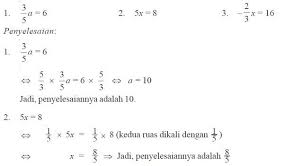Pengertian Dan Contoh Soal Persamaan Linear Satu Variabel Plsv Berpendidikan Persamaan Satuan