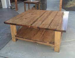 Building a coffee table is an easy woodworking project, and with these free detailed plans, you'll have one built in just a weekend. 4x4 Rustic Coffee Table Diy Plans Today In Our Lives Rustic Coffee Tables Coffee Table Diy Coffee Table