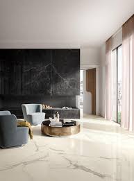 Zero 3 Eternity Marble Living Room Floor Tile Floor Living Room White Tile Floor