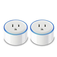Smart Plug With Rgb Night Light Ring Compatible With Alexa Google Home Dailycomb Smart Outlet Wi Fi Enabled Light Ring Night Light Led Night Light Outlet