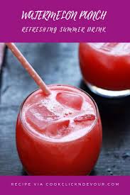 Watermelon Punch Is That Perfect Thirst Quencher For Harsh Summers Refreshing Watermelon Juice Spiked Punch Recipes Punch Recipes For Kids Melon Juice Recipe