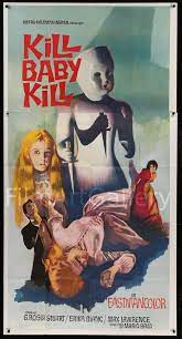 Kill Baby Kill Mario Bava Vintage Movie Poster