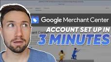 How to Create a Google Merchant Center Account - Step by Step ...