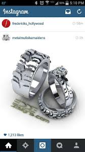 Wedding Rings Dirt Bike Wedding Biker Wedding Motocross Wedding
