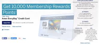 ** marriott bonvoy bold™ credit card offer details 30,000 bonus points. Amex Everyday Credit Card Review