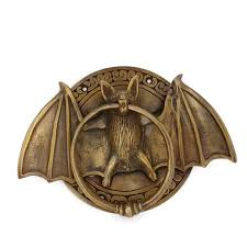 Michael healy solid brass hospitality pineapple door knocker (17) model# mhs11. Heavy Cast Solid Brass Bronze Patina Small Heavy Bat Door Knocker 7 Handle Pull Wings Ring Bronze Patina Silk Road Yamba Javanese Handicrafts Accessories