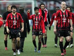 Gennaro gattuso commits trademark nasty challenge within 90 seconds of starring in andrea pirlo's testimonial. Ambrosini Gennaro Gattuso Vikash Dhorasoo Alessandro Nesta Clarence Seedorf Jaap Stam Andre Pirlo Ac Milan Futebol