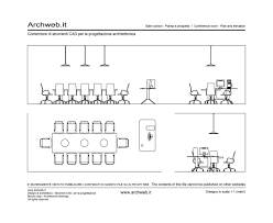 Board room conference room interior furniture cad layout plan free dwg download. Meeting Room 02 Plan And Elevation Dwg