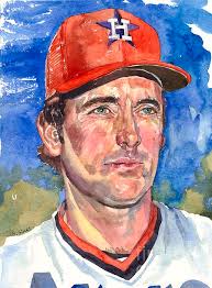 Nolan Ryan #1 Coffee Mug by Lee Sinesby