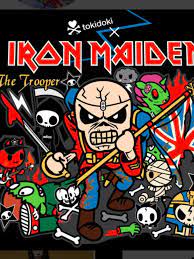 Tokidoki And Iron Maiden Collaboration T Shirt This Shirt Will Only Be Available At San Diego C Bandas De Metal Carteles De Rock Atletico De Madrid Wallpapers